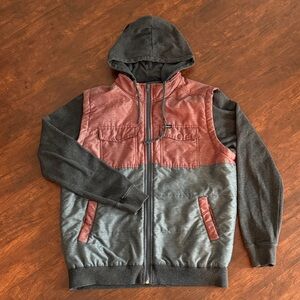 RVCA Two-Tone Hooded Jacket